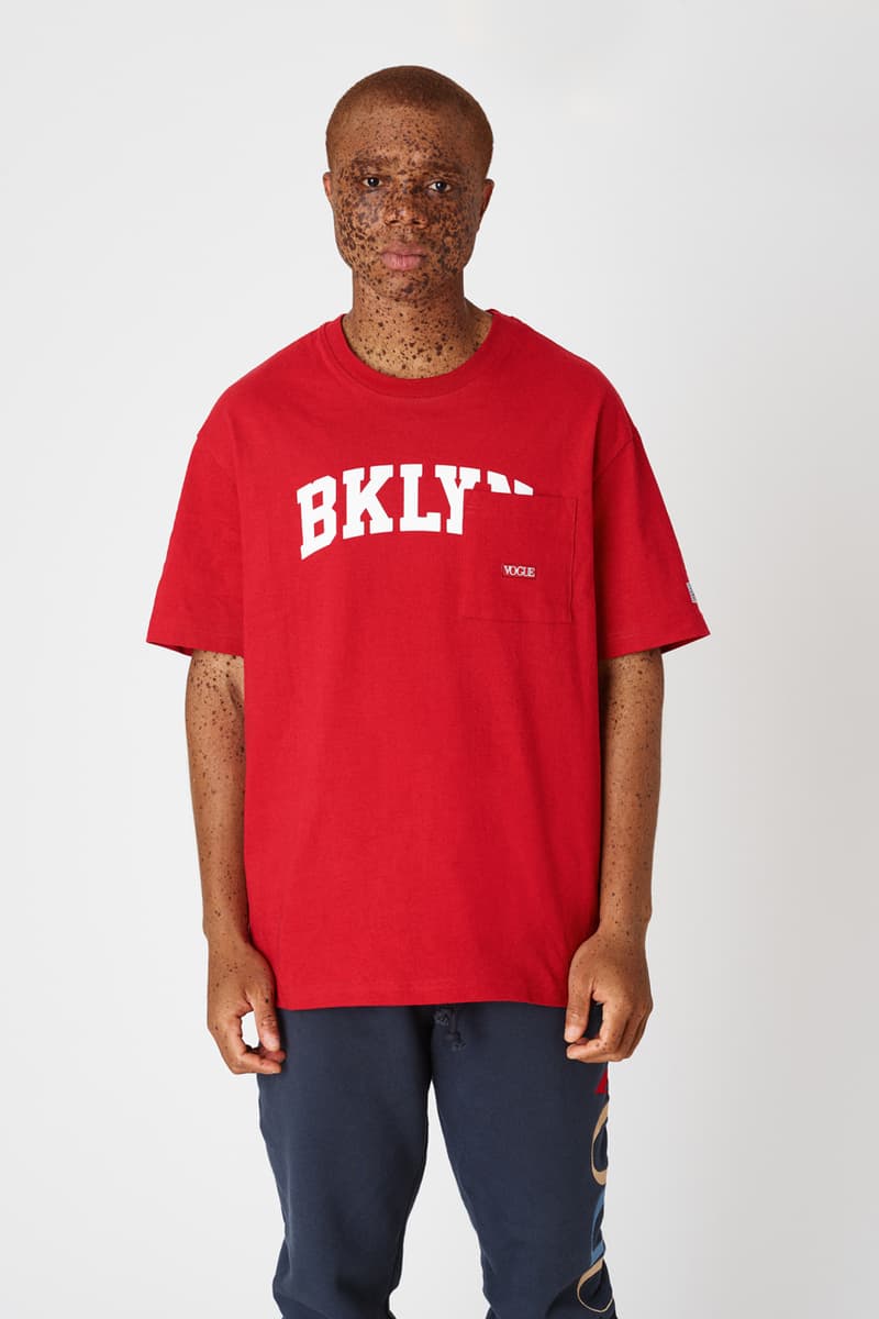 kith vogue russell athletic love thy city collaboration collection release collegiate varsity jacket brooklyn miami soho los angeles flagship stores hoodies crewnecks sweatpants tshirts 