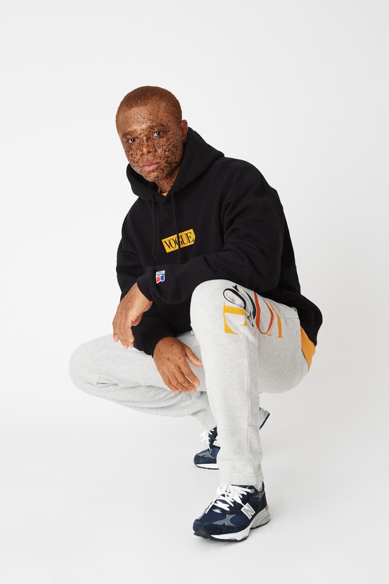 kith vogue russell athletic love thy city collaboration collection release collegiate varsity jacket brooklyn miami soho los angeles flagship stores hoodies crewnecks sweatpants tshirts 