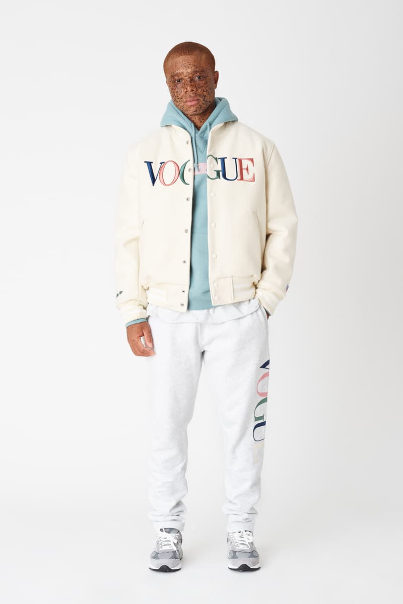 kith vogue russell athletic love thy city collaboration collection release collegiate varsity jacket brooklyn miami soho los angeles flagship stores hoodies crewnecks sweatpants tshirts 