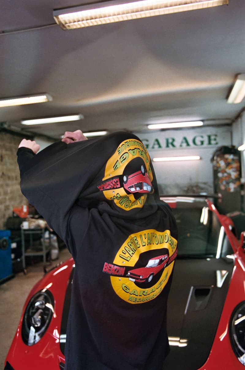 L'Art de l'Automobile Reversible Crewneck Drop Pricing Dover Street Market Arthur Kar