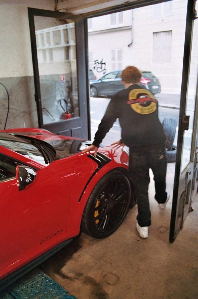 L'Art de l'Automobile Reversible Crewneck Drop Pricing Dover Street Market Arthur Kar