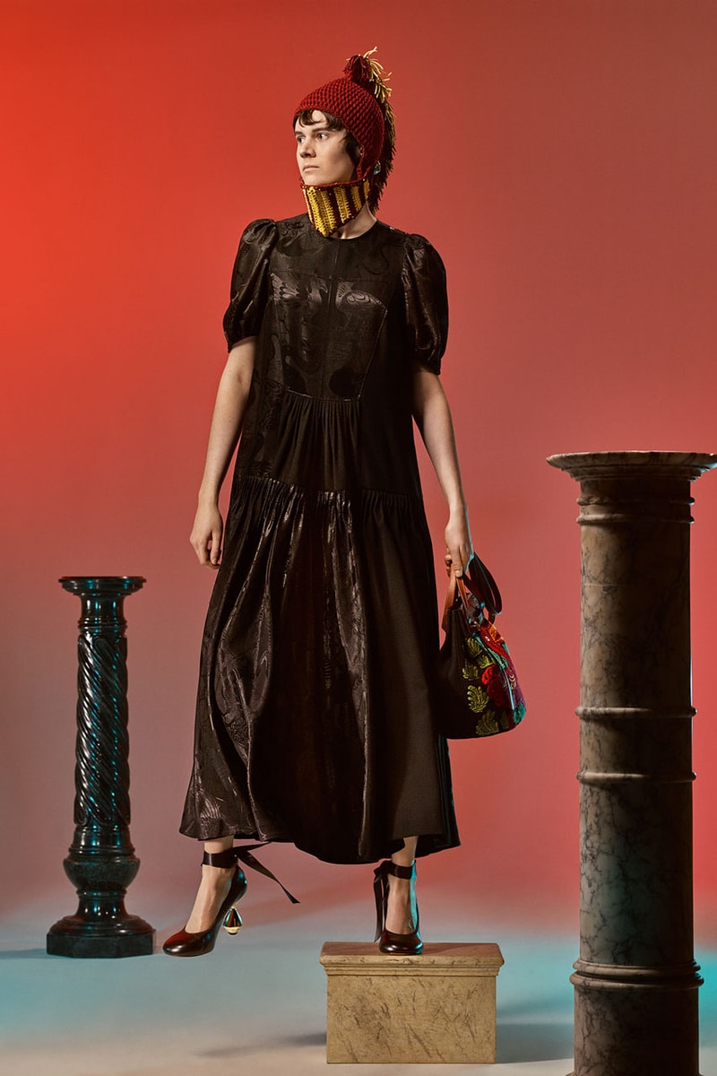 LOEWE De Morgan Capsule Collection Release Info William De Morgan Textiles Dresses Sweaters Hats Knits Hoodies Caps Sweaters Dresses Dodo Hoopoe Birds Flowers
