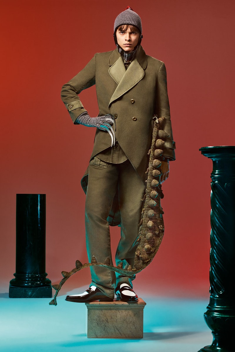 LOEWE De Morgan Capsule Collection Release Info William De Morgan Textiles Dresses Sweaters Hats Knits Hoodies Caps Sweaters Dresses Dodo Hoopoe Birds Flowers