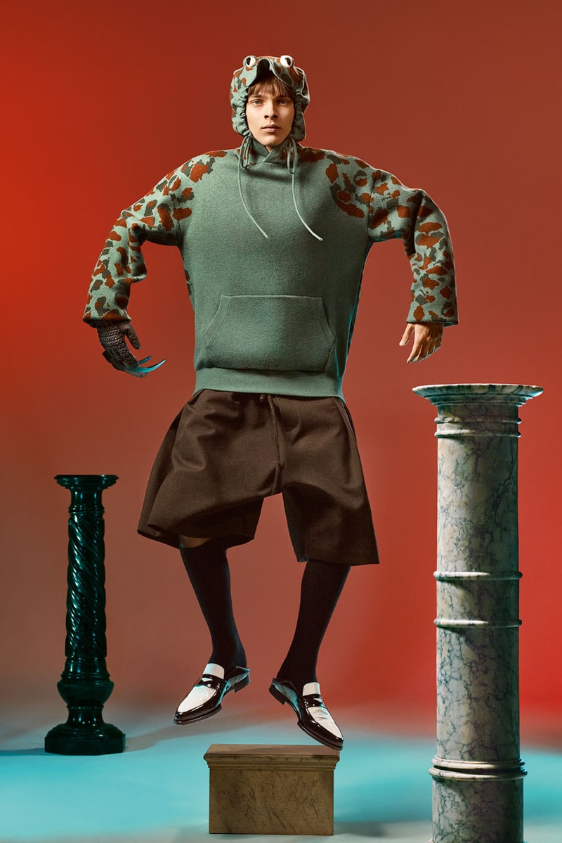 LOEWE De Morgan Capsule Collection Release Info William De Morgan Textiles Dresses Sweaters Hats Knits Hoodies Caps Sweaters Dresses Dodo Hoopoe Birds Flowers