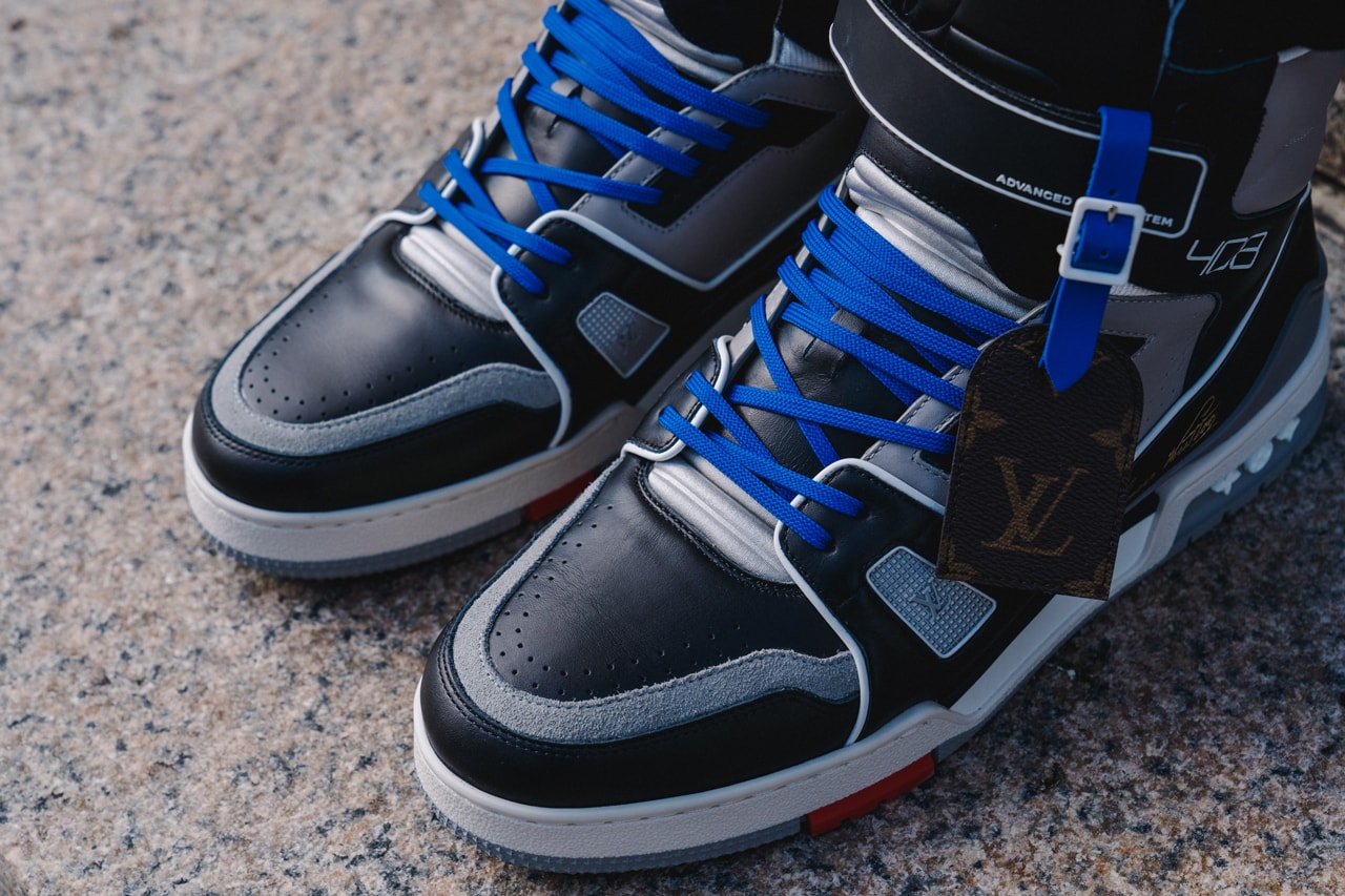 louis vuitton lv 408 trainer hi high virgil abloh new york chicago exclusive release date info photos price