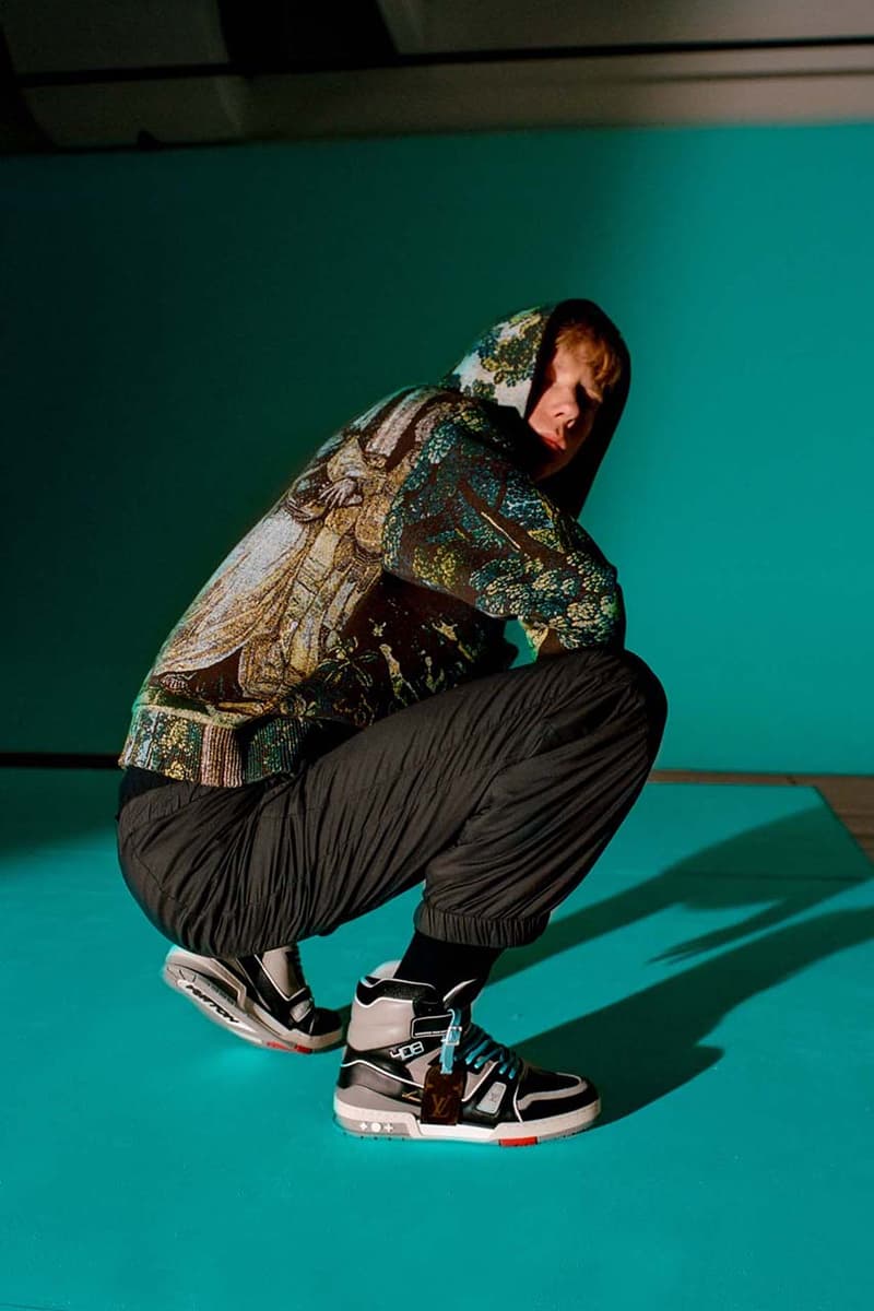 Louis Vuitton LV 408 Trainer "Paris" Release Date Closer Look Official Imagery Virgil Abloh Designed Sneakers Shoes High Top Footwear Nine City Exclusives