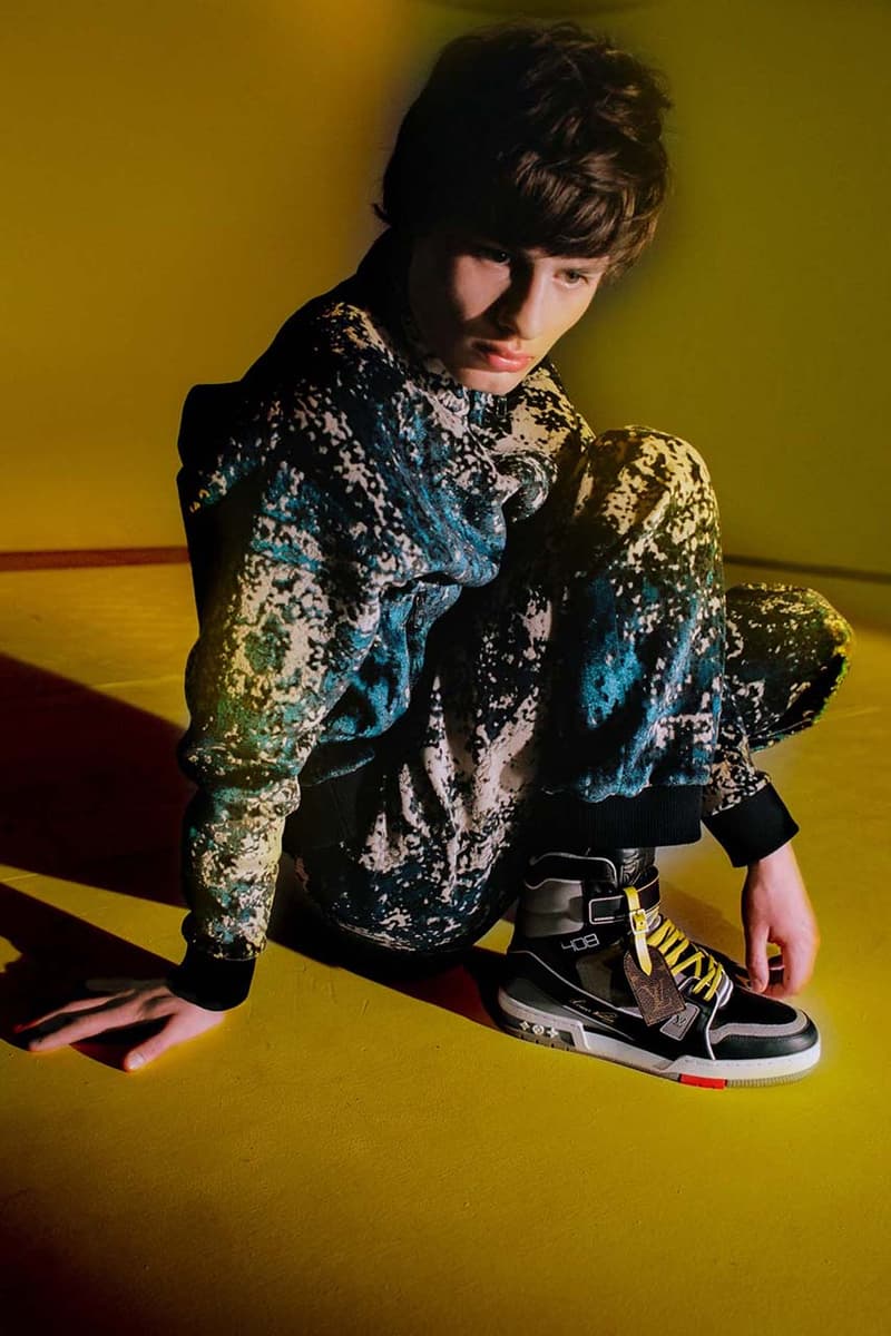 Louis Vuitton LV 408 Trainer "Paris" Release Date Closer Look Official Imagery Virgil Abloh Designed Sneakers Shoes High Top Footwear Nine City Exclusives