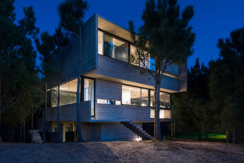 Luciano Kruk's 'House in the Trees' Is a Minimal Concrete Artifact