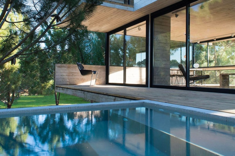 Luciano Kruk House in the Trees Info  CASA EN LOS ÁRBOLES architecture minimal minimalist homes houses concrete brutalist  Buenos Aires