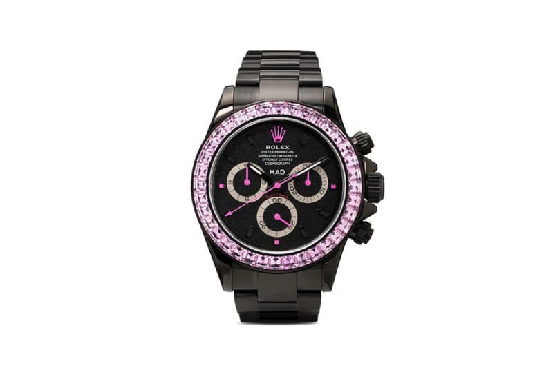 MAD Paris Delivers $82K USD Pink Sapphire-Encrusted Rolex Daytona