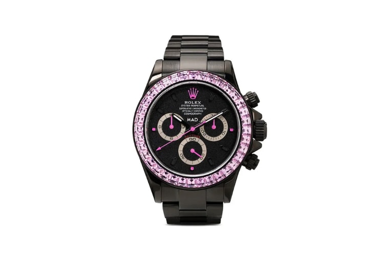 MAD Paris Delivers $82K USD Pink Sapphire-Encrusted Rolex Daytona