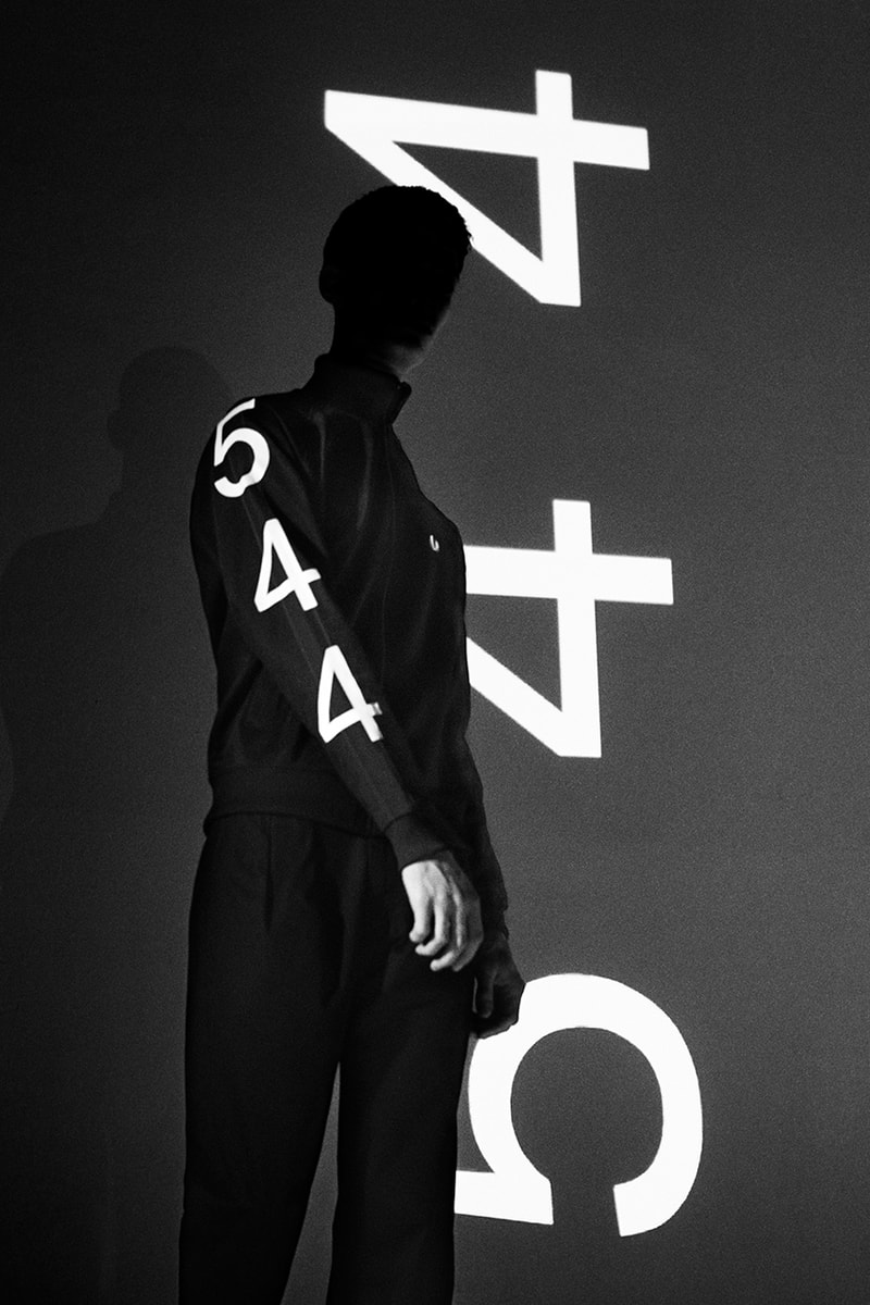 Made Thought x Fred Perry 5-4-4-Inspired Capsule Collection Football History Heritage Classic Design Polo Shirt Formation Graphic London Creative Studio Twin Tipping