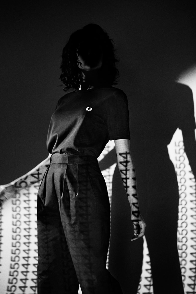 Made Thought x Fred Perry 5-4-4-Inspired Capsule Collection Football History Heritage Classic Design Polo Shirt Formation Graphic London Creative Studio Twin Tipping