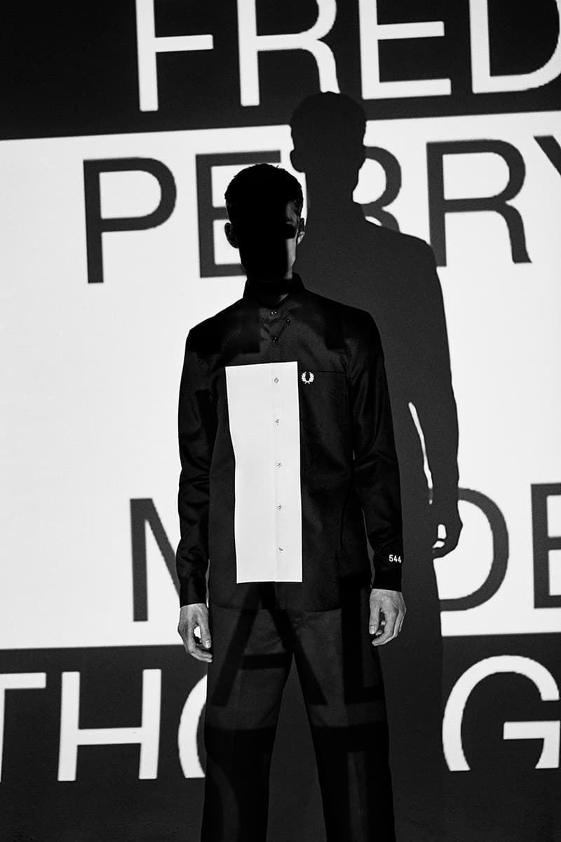 Made Thought x Fred Perry 5-4-4-Inspired Capsule Collection Football History Heritage Classic Design Polo Shirt Formation Graphic London Creative Studio Twin Tipping