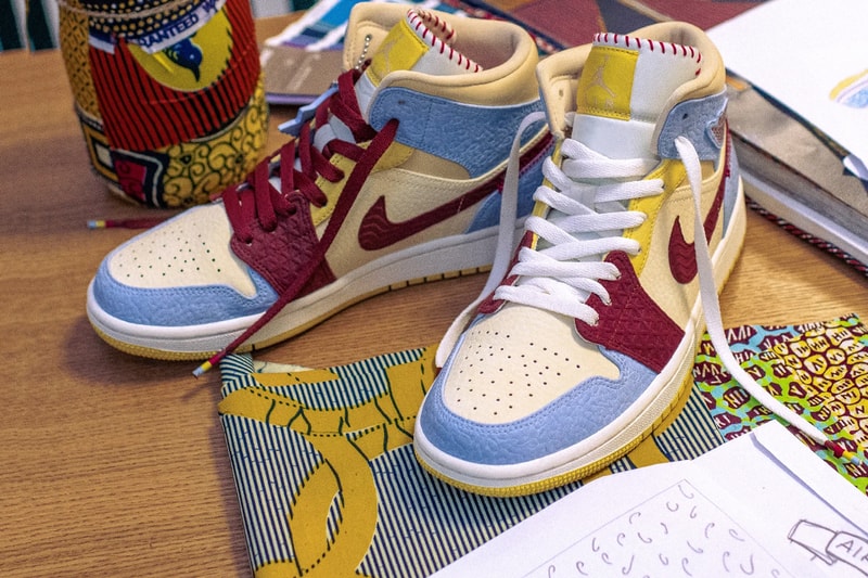 air jordan 1 mid maison chateau rouge air jordan 1 mid CU2803 200 pale vanilla cinnamon release date info photos price