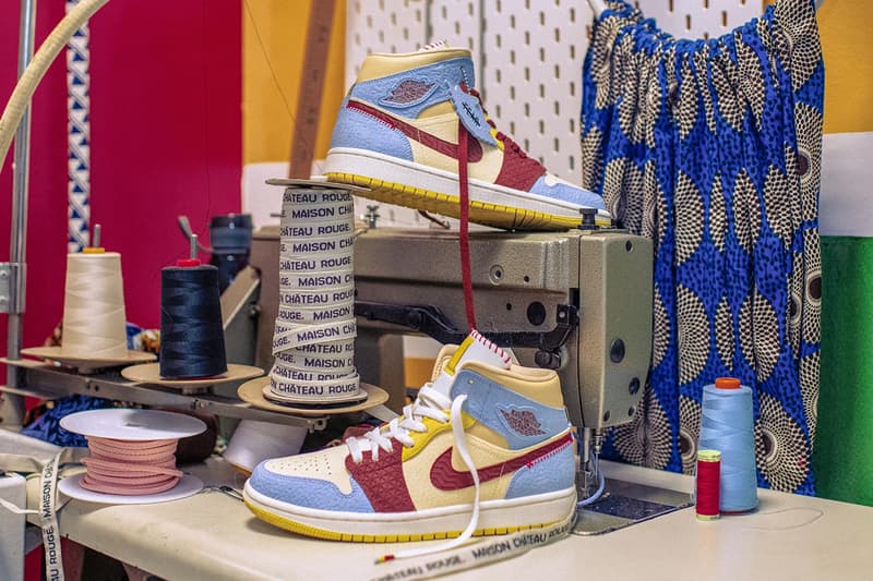 Maison Chateau Rouge X Air Jordan 1 Mid Release Hypebeast Drops Maison Chateau Rouge X Air Jordan 1 Mid Release Hypebeast Drops