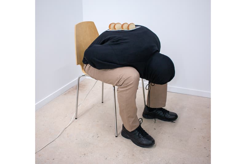 Mark Jenkins "From From Here to Nowhere" Exhibit Fabien Castanier Gallery Miami Sculptures Figures Hooded