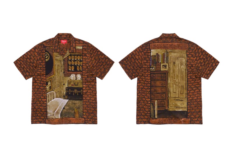 Martin Wong x Supreme FW19 Collection New York Artists Barry Blinderman Miguel Piñero Daze Paintings hoodies shirts rayon 