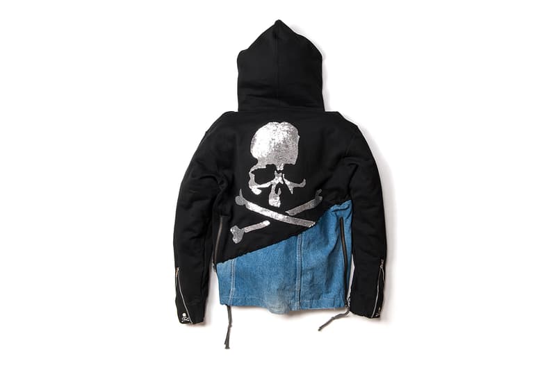 mastermind JAPAN x Greg Lauren FW19 Capsule Collaboration collection fall winter 2019 isetan mens maxfield la patchwork leather jacket military denim jeans skull logo flannel shirt army trucker hoodie shirt