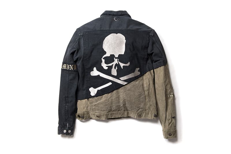 mastermind JAPAN x Greg Lauren FW19 Capsule Collaboration collection fall winter 2019 isetan mens maxfield la patchwork leather jacket military denim jeans skull logo flannel shirt army trucker hoodie shirt