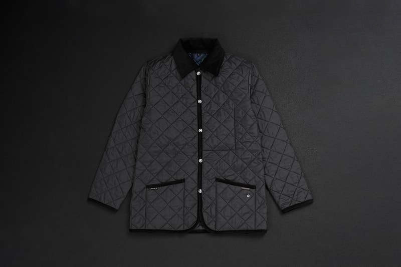 mastermind WORLD x Lavenham Denham Jacket Release Information Collaboration Outerwear Fall Winter 2019 FW19 First Look Black Tartan Lining Skull and Cross Bones Emblem Metal Motif Japan British