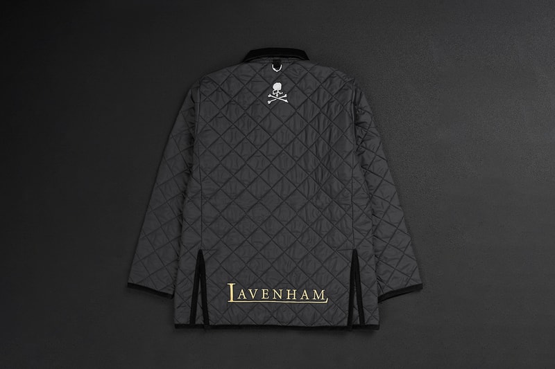 mastermind WORLD x Lavenham Denham Jacket Release Information Collaboration Outerwear Fall Winter 2019 FW19 First Look Black Tartan Lining Skull and Cross Bones Emblem Metal Motif Japan British