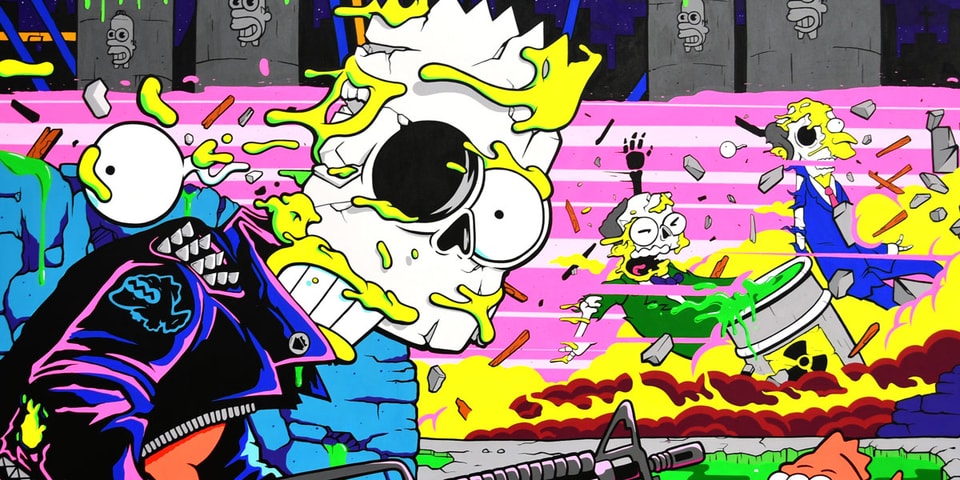 Matt Gondek Brings Action-Packed Paintings to LA's Avenue des Arts