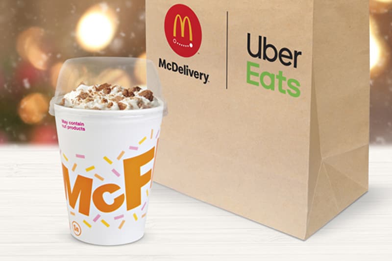 McDonald's Snickerdoodle McFlurry seven years 2012 Holiday Mint McFlurry Seasonal offerings dessert cinnamon cookie crumble treat christmas uber ubereats Linda VanGosen fast food mcdelivery