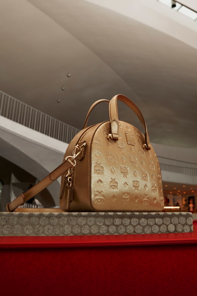 MCM Spring/Summer 2020 Collection Festive Campaign imagery lookbook fw19 leather goods accessories handbags clothing apparel