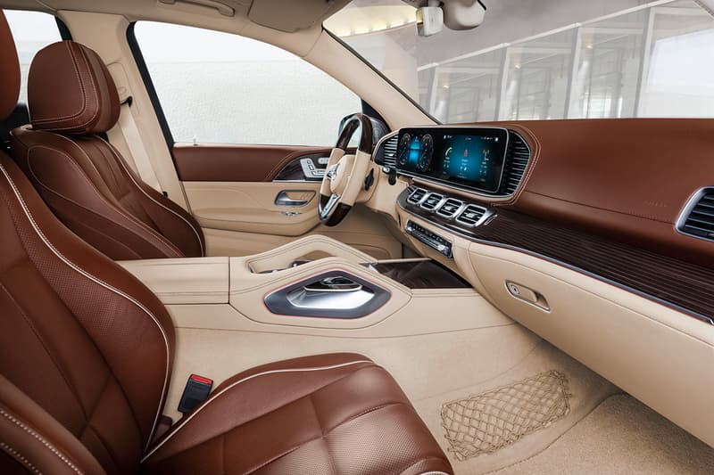 Mercedes-Maybach GLS 600 4MATIC First Look SUV Luxury Sports Utility Vehicle Closer Big Car Luxe German Automotive Twin Turbo 4-Liter V8 Engine 48-volt system EQ Boost