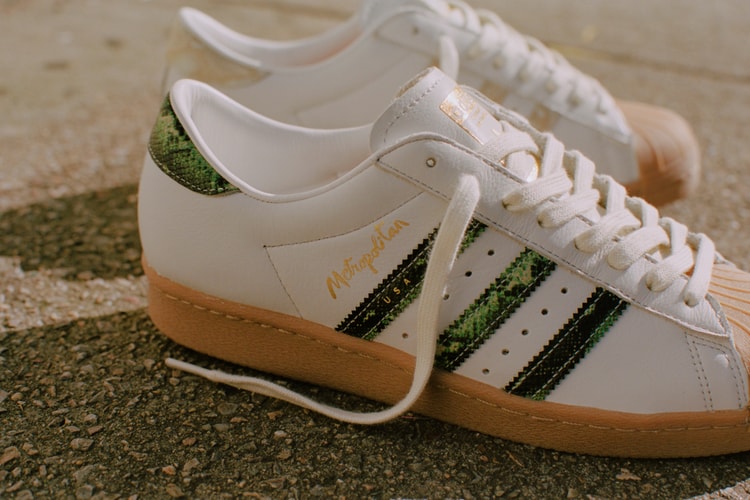 adidas Skateboarding Collaborates with Metropolitan for Split-Design Superstar 80