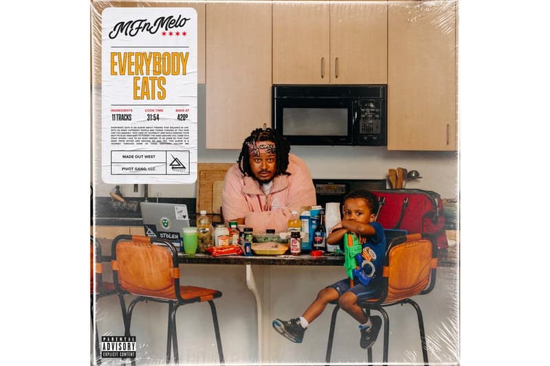 MFnMelo Everybody Eats Album Stream Pivot Gang FrshWaters Saba Qari Mick Jenkins