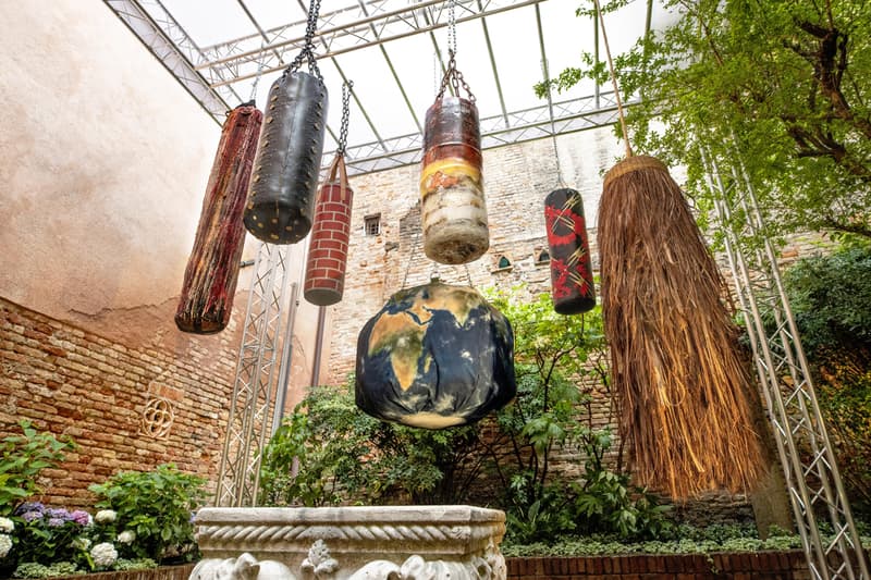 Michèle Lamy Sotheby's Online Charity Auction Punching Bags BXR London Carpenters Workshop Gallery