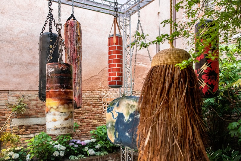 Michèle Lamy Sotheby's Online Charity Auction Punching Bags BXR London Carpenters Workshop Gallery 