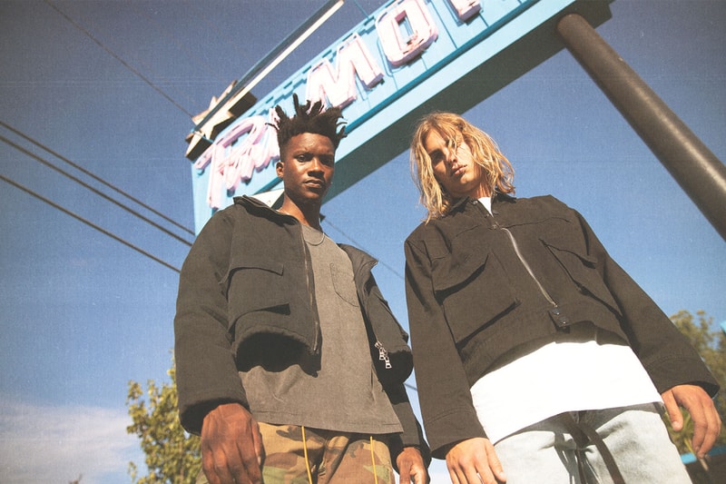 MNML FW19 Collection Launches Affordable Winter-Wear Los Angeles Denim vintage washed tees sweatshirts new puffer jackets workwear-inspired pieces flannels Field Jacket oversized Tech Sherpa Jacket Cropped Puffer Jacket Camo and Black Flannel Sherpa Skinny Stretch Denim fit X Denim Vintage and Tech Cargo pants Snap Western pants Snap II Cargo pants Snap Denim