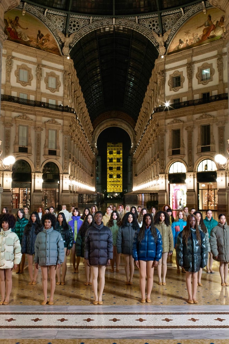 moncler genius vanessa beecroft milan galleria vittoria emmanuelle Galleria Vittorio Emanuele kanye west francesco ragazzi 