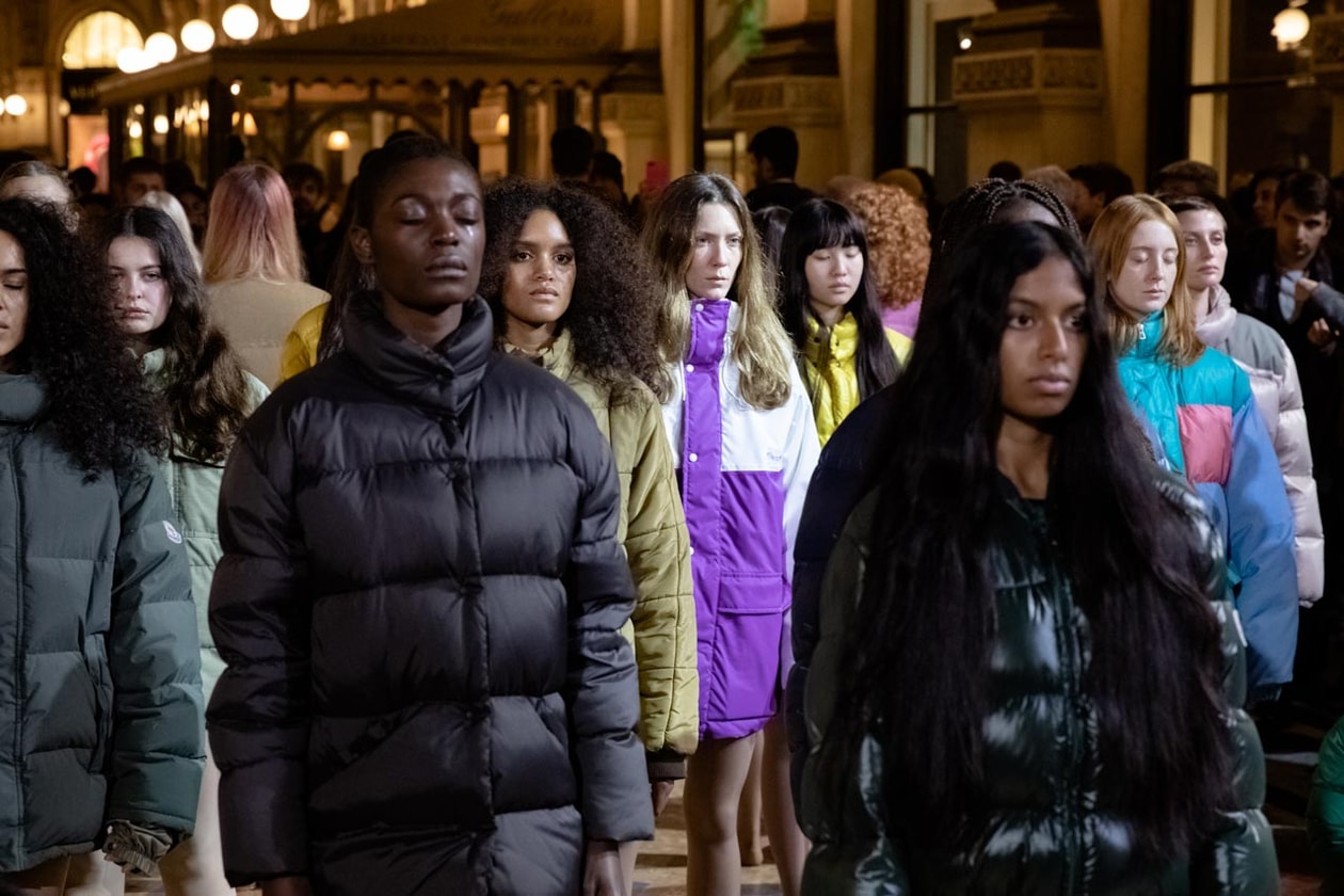 moncler genius vanessa beecroft milan galleria vittoria emmanuelle Galleria Vittorio Emanuele kanye west francesco ragazzi 