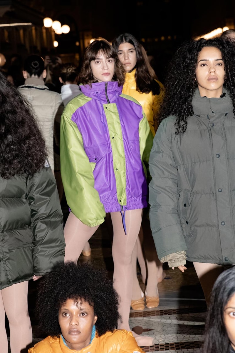 moncler genius vanessa beecroft milan galleria vittoria emmanuelle Galleria Vittorio Emanuele kanye west francesco ragazzi 