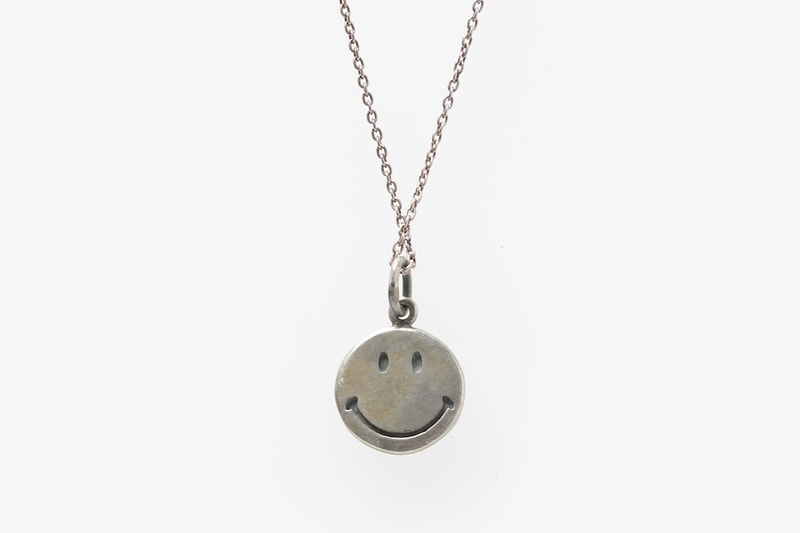 NEEDLES Fall Winter 2019 Jewelry nepenthes necklaces rings peace sign butterfly steve mcqueen gold silver 18k karat plated chains smiley face pendant engraved keizo shimizu