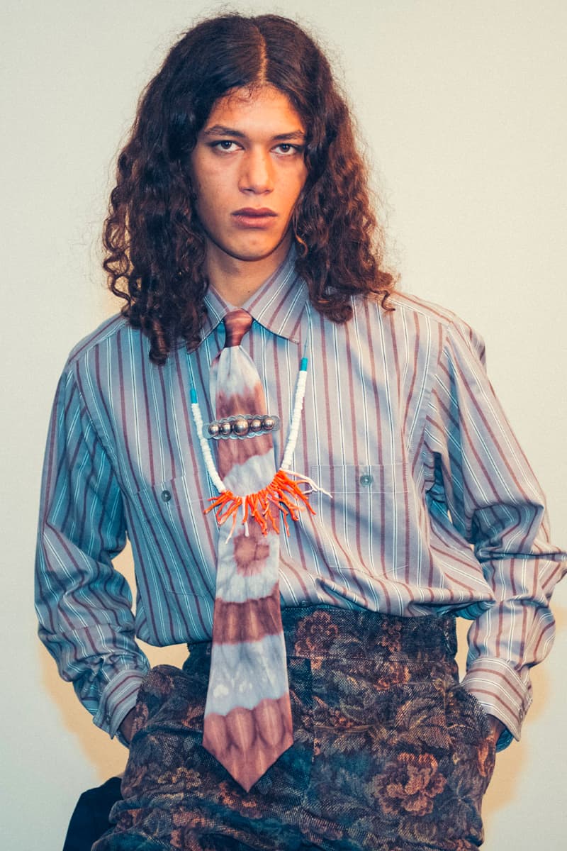 Noma t.d. x NEEDLES Fall Winter 2019 Scarves ties accessories headwear neck silk nepenthes keizo shimizu babushka colorful ties paisley bandana paisley americana Japanese