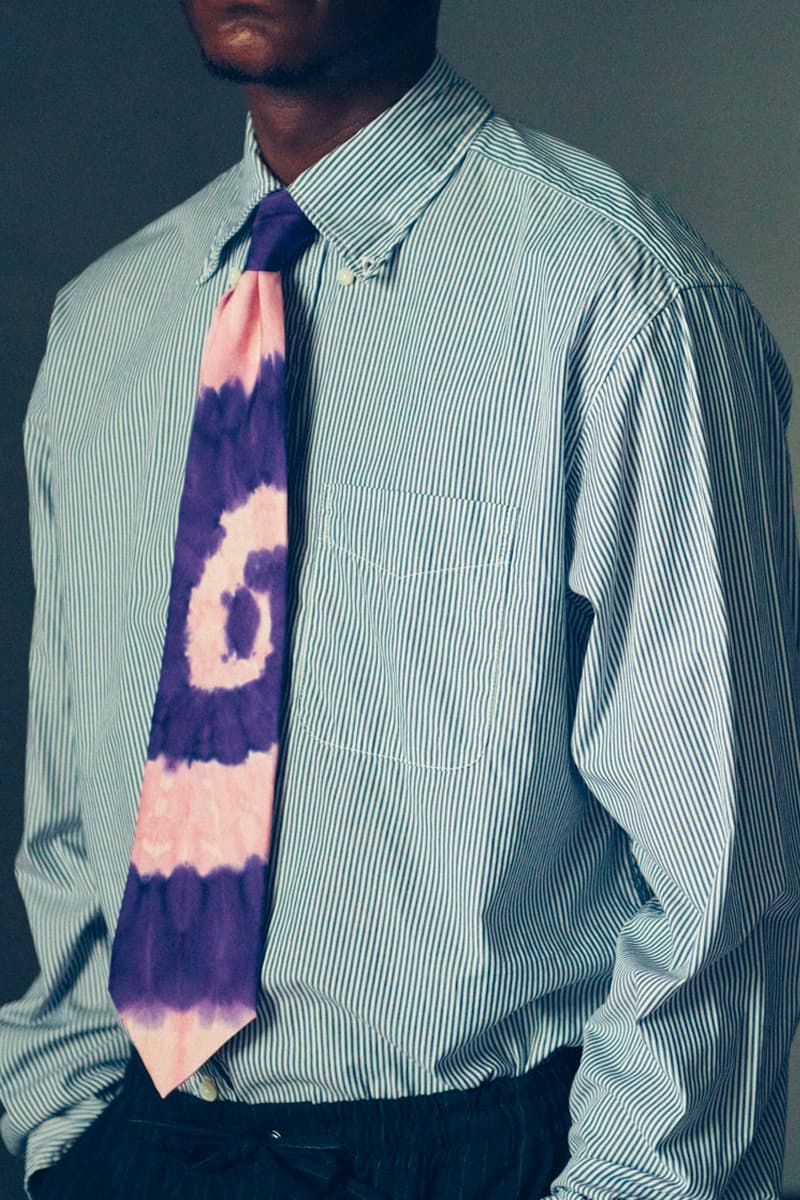 Noma t.d. x NEEDLES Fall Winter 2019 Scarves ties accessories headwear neck silk nepenthes keizo shimizu babushka colorful ties paisley bandana paisley americana Japanese