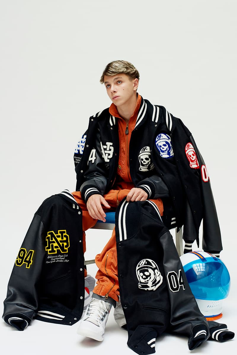 NEIGHBORHOOD x Billionaire Boys Club London Capsule Collection Collaboration Tokyo Store New York Pharrell Williams Japanese Streetwear Varsity Jackets Hoodie T-Shirt Release Information First Look Lookbook Fall Winter 2019 FW19