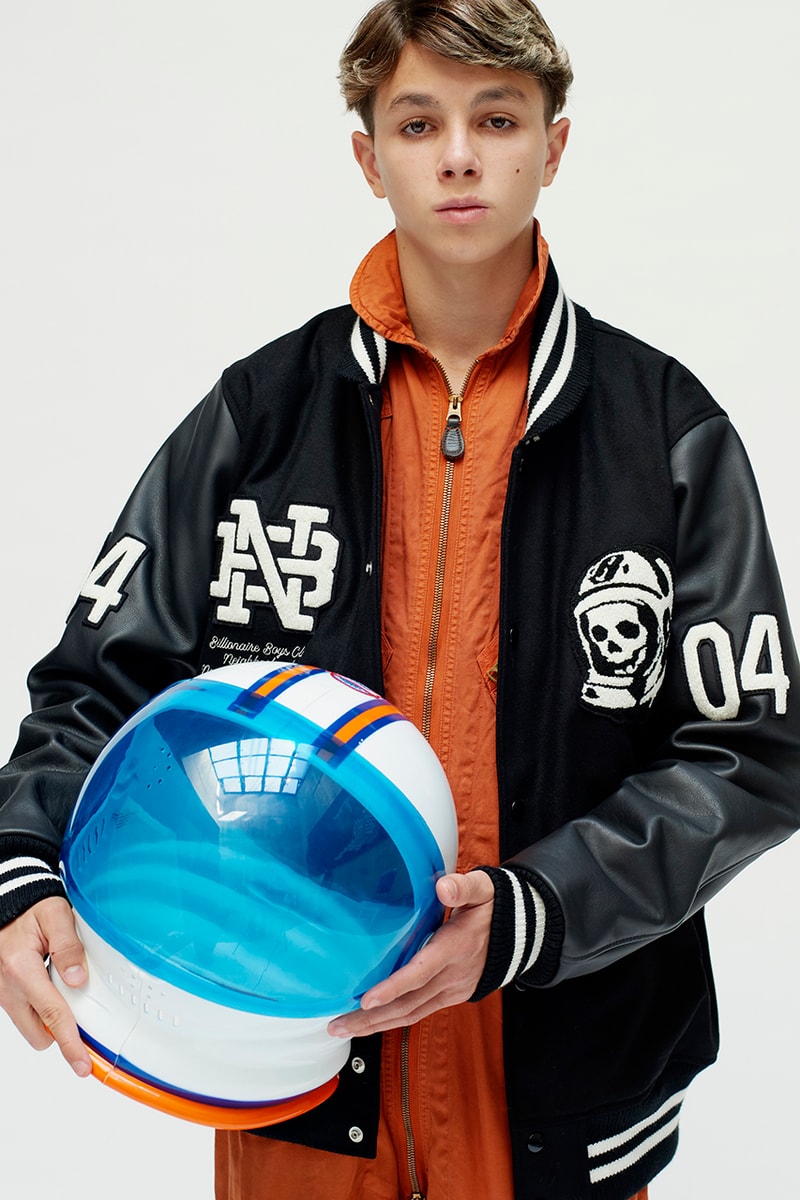 NEIGHBORHOOD x Billionaire Boys Club London Capsule Collection Collaboration Tokyo Store New York Pharrell Williams Japanese Streetwear Varsity Jackets Hoodie T-Shirt Release Information First Look Lookbook Fall Winter 2019 FW19