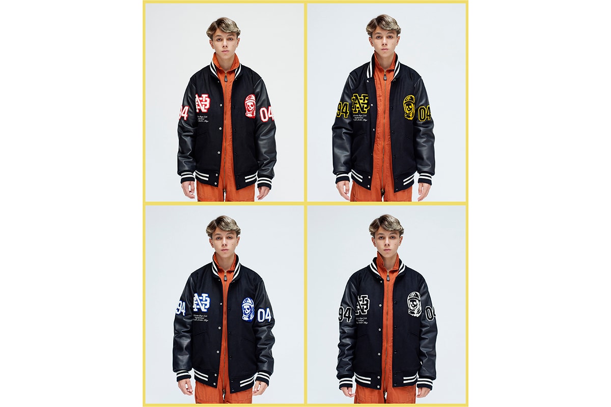 NEIGHBORHOOD x Billionaire Boys Club London Capsule Collection Collaboration Tokyo Store New York Pharrell Williams Japanese Streetwear Varsity Jackets Hoodie T-Shirt Release Information First Look Lookbook Fall Winter 2019 FW19