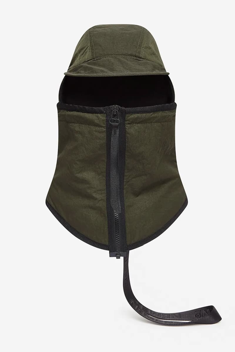 NemeN Olive Modular Cap Release mask nylon caps accessories tech military style techwear modular style headwear hypebeast