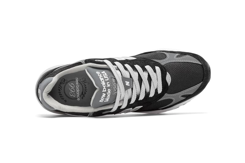 New Balance 993 Made In Us Black Grey Grey White Hypebeast