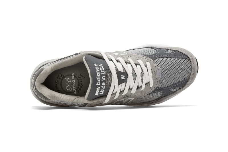 New Balance 993 Made In Us Black Grey Grey White Hypebeast