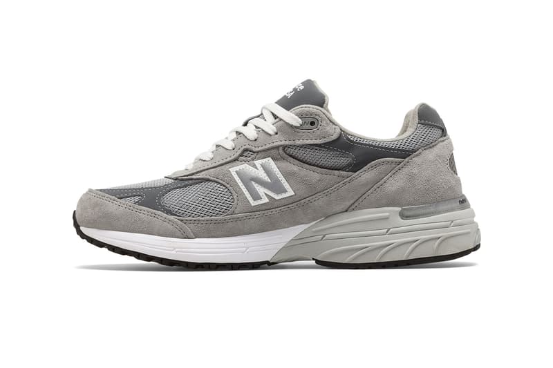 New Balance 993 Made In Us Black Grey Grey White Hypebeast