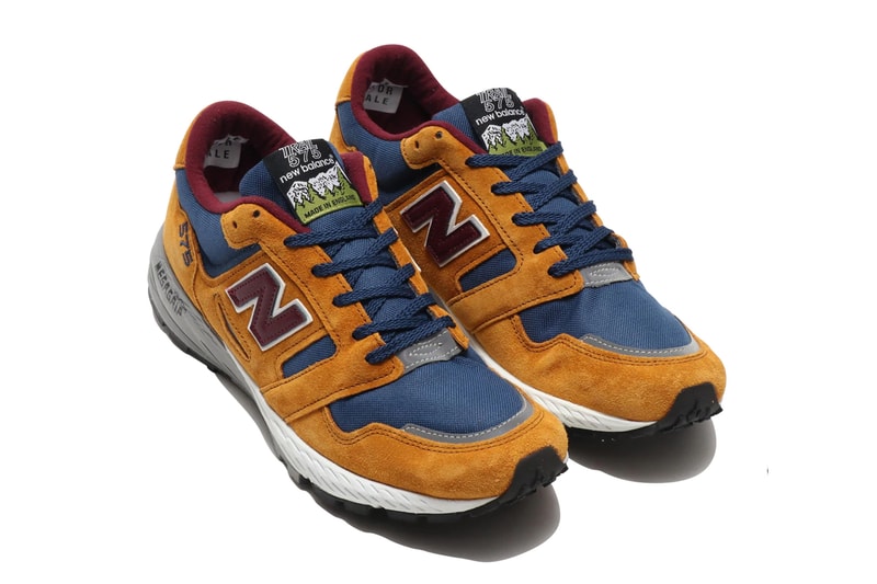 New Balance MTL575TB MTL575OP Tan Blue Blue Orange megagrip vibram sole outdoor made in england sneakers footwear shoes trainers runners outdoor 575 trail 