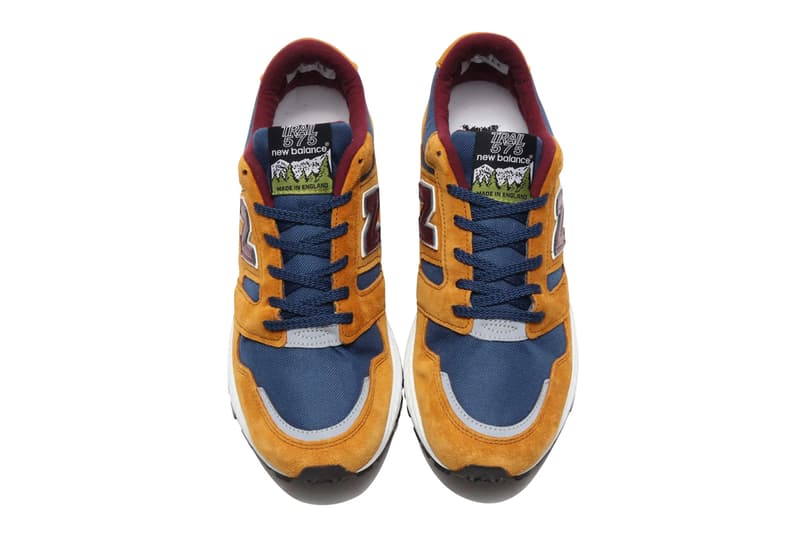 New Balance MTL575TB MTL575OP Tan Blue Blue Orange megagrip vibram sole outdoor made in england sneakers footwear shoes trainers runners outdoor 575 trail 